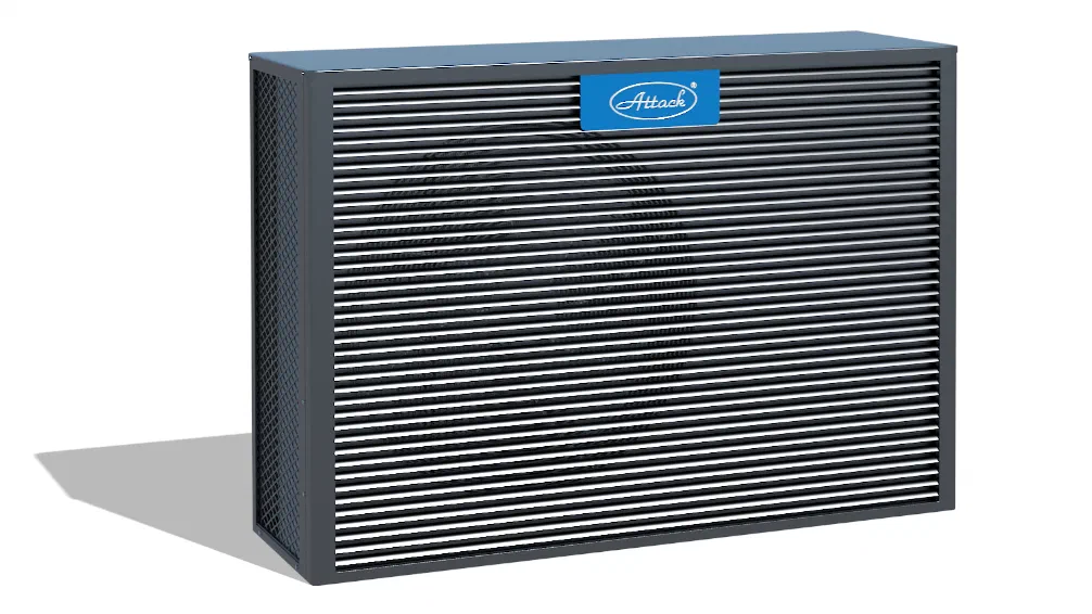 ATTACK heat pump with an output of 6–12 kW