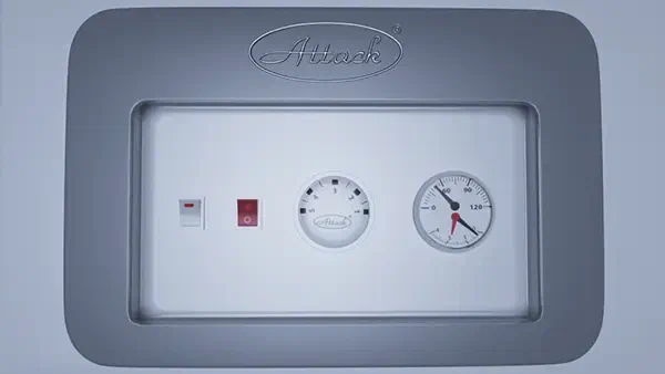 Control panel on the ATTACK COMBI PLQ and KLQ versions
