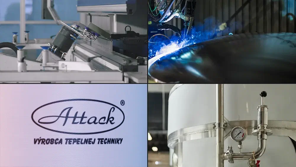 Robot welding during manufacture of ATTACK tanks