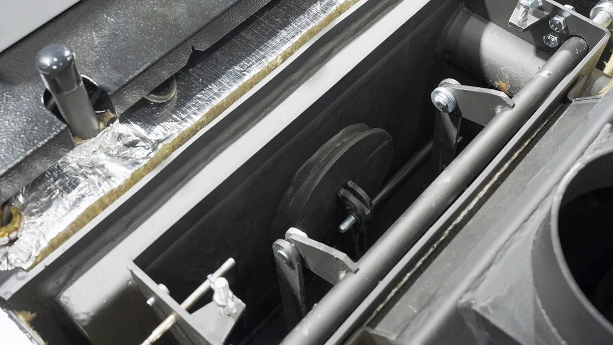 Turbulators inside the ATTACK DPX 15 Profi boiler