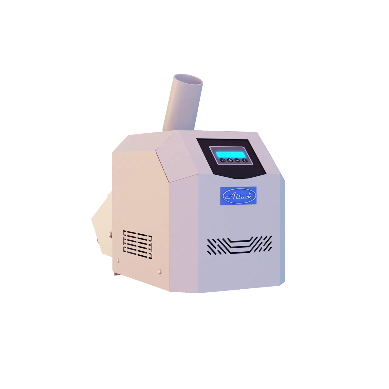 ATTACK Pellet Burner Automatic installed on a boiler