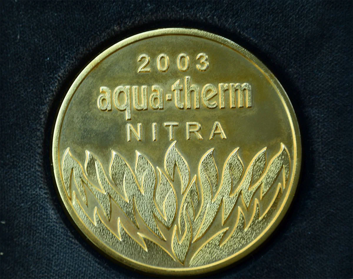 AQUA-THERM Nitra · 2003 plaque