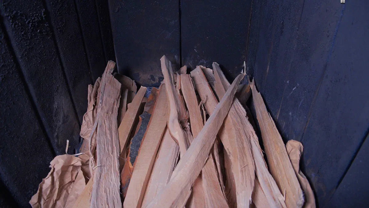 Lighting an ATTACK SLX wood boiler