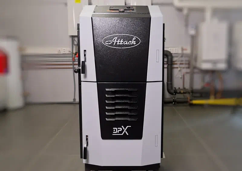 Compact dimensions of the ATTACK DPX 15 boiler