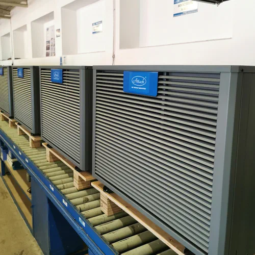 ATTACK heat pump on the assembly line