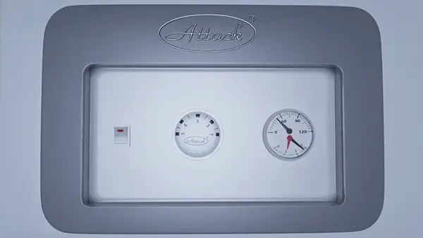 Control panel on the ATTACK COMBI EKO version