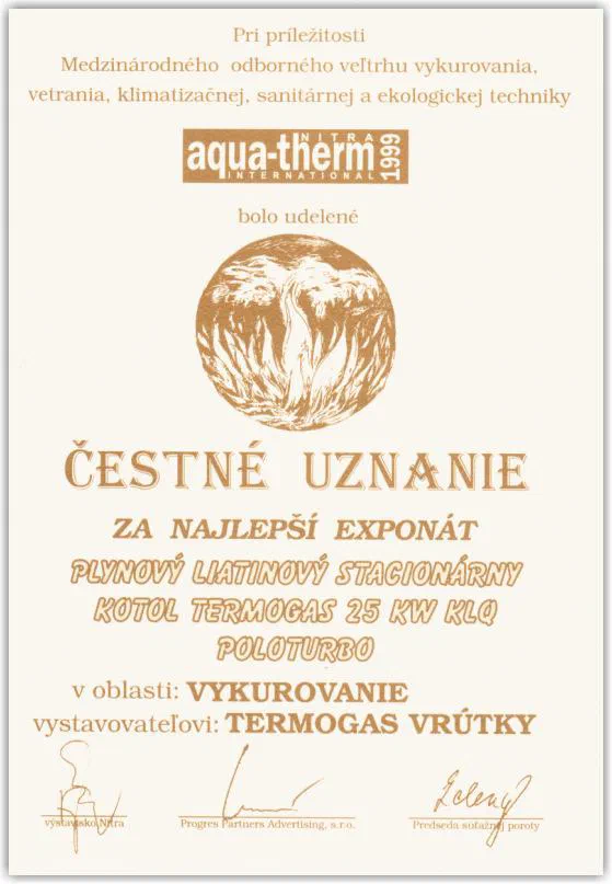 ATTACK KLQ · award certificate