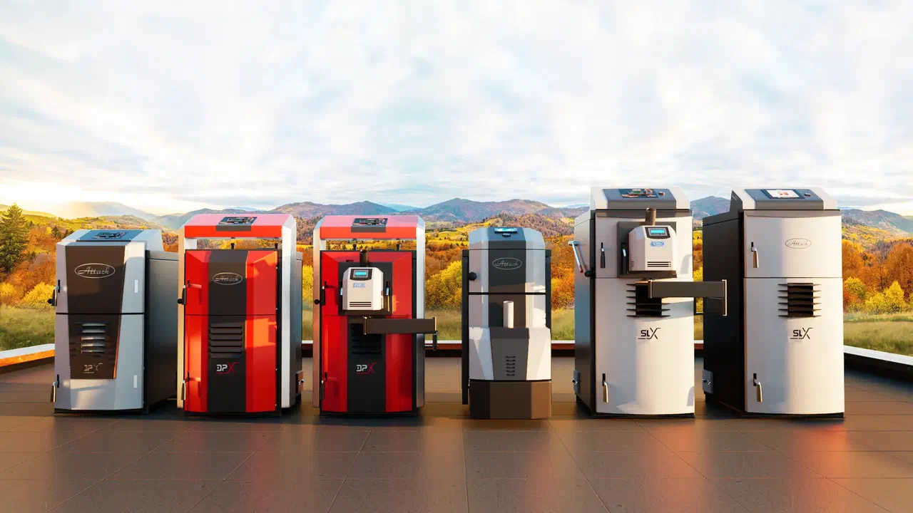 ATTACK biomass boilers in a mountain landscape