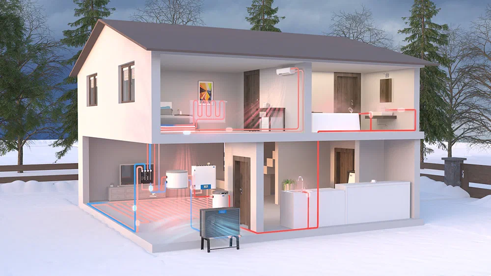 ATTACK Inverter R32 heat pump winter setup