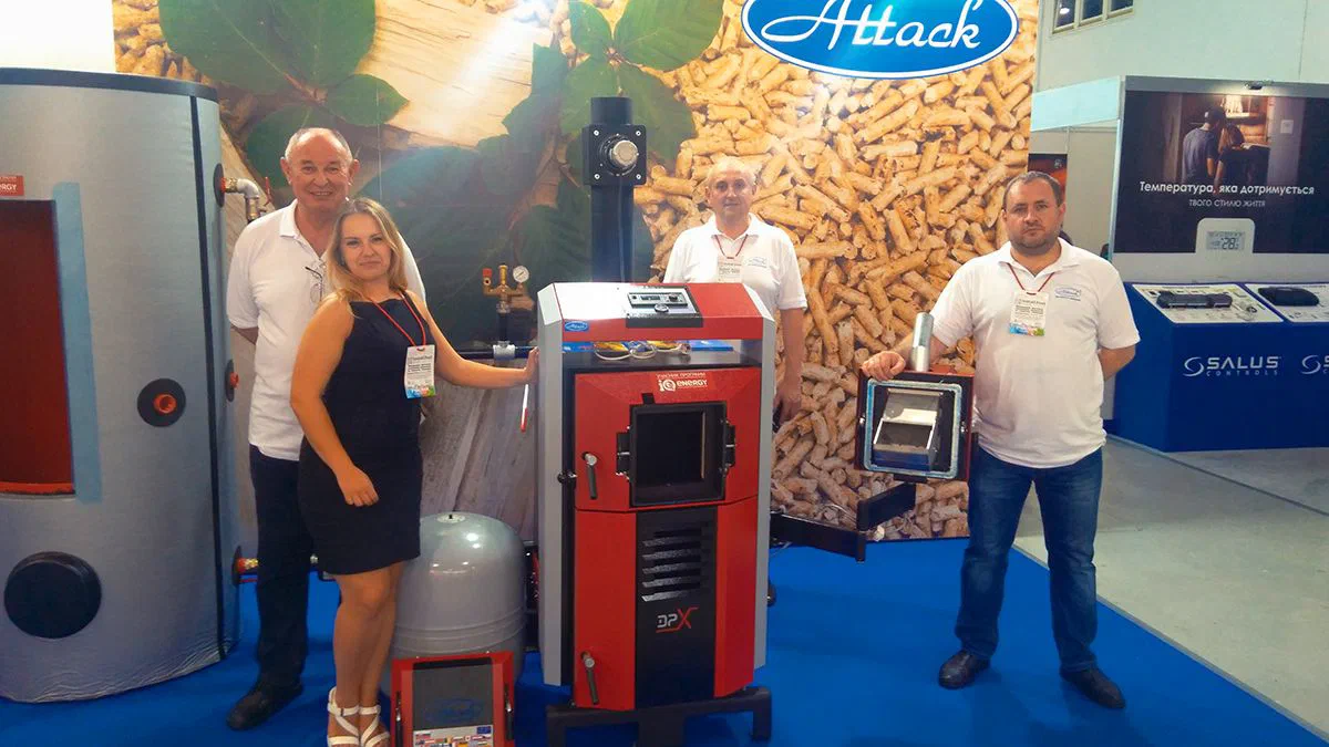 Kyiv · ATTACK wood boilers on display