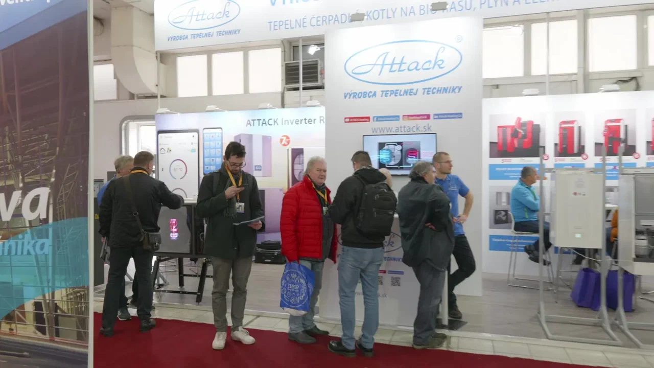 Award-winning ATTACK product at a trade fair