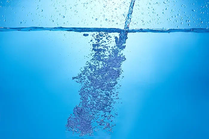 Water in the tank heated by the Anti-Legionella function