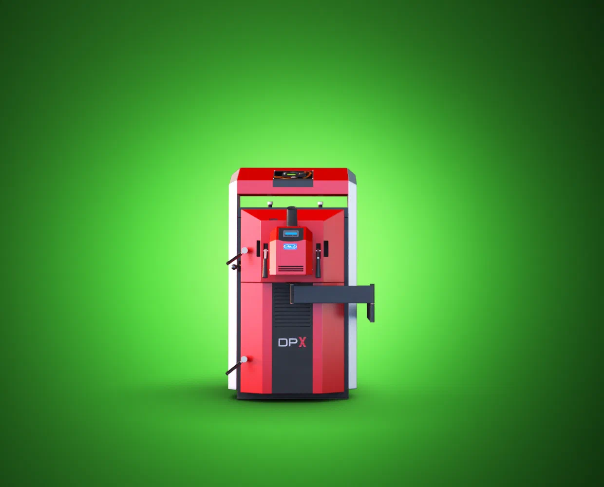ATTACK DPX Pellet boiler in green