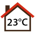 Indoor temperature icon