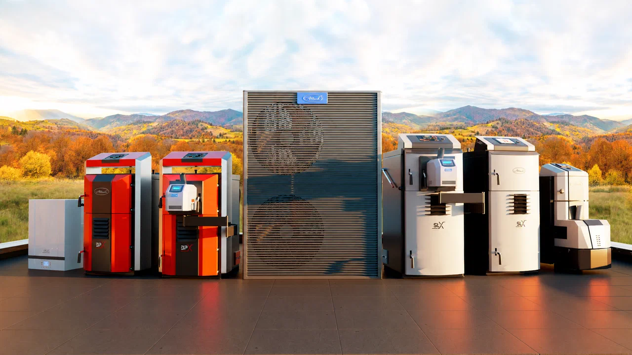 ATTACK heating systems in a mountain landscape